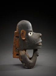 Kano boegbeeld, nguzu nguzu, New Georgia, Solomon Eilanden, begin tot midden 1800s